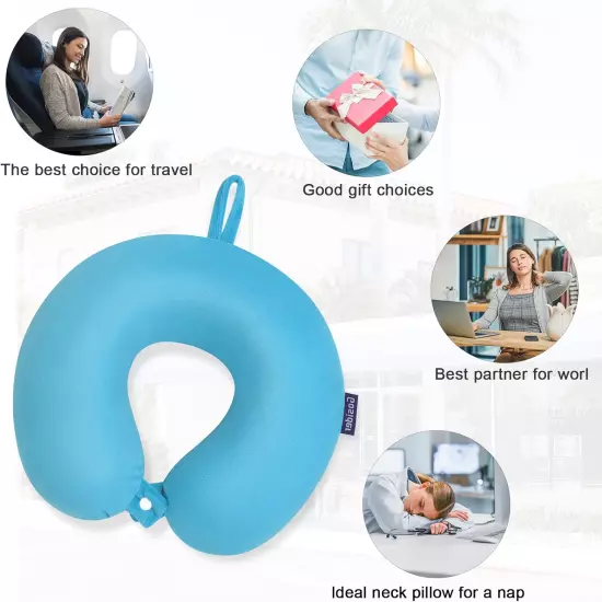 Neck Pillow for Travel Comfortable Travel Pillows U Shape Memory Foam Airplane P