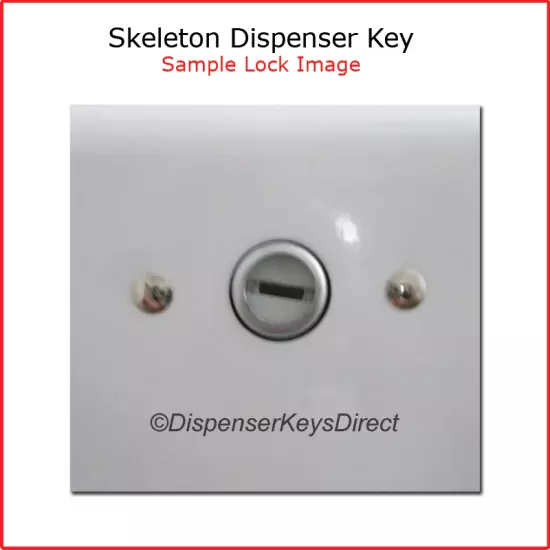 San Jamar N13 Dispenser Key for Paper Towel & Toilet Tissue Dispensers - (4/pk.)