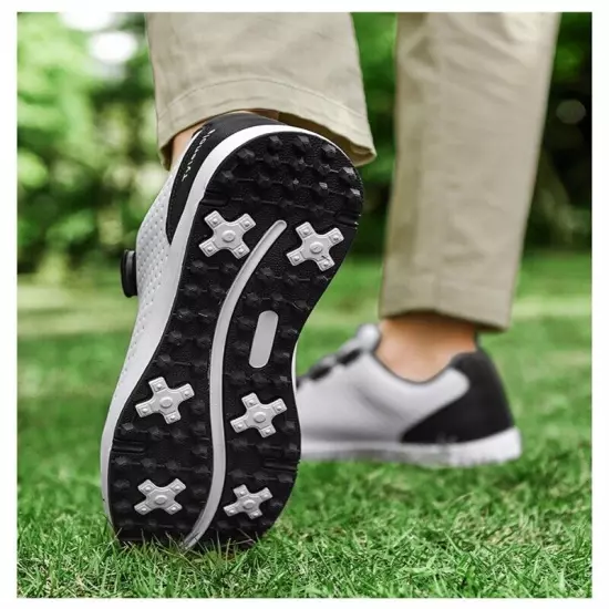 Professional Men's Golf Shoes Waterproof Non-Slip Outdoor Sneakers Walking Shoes