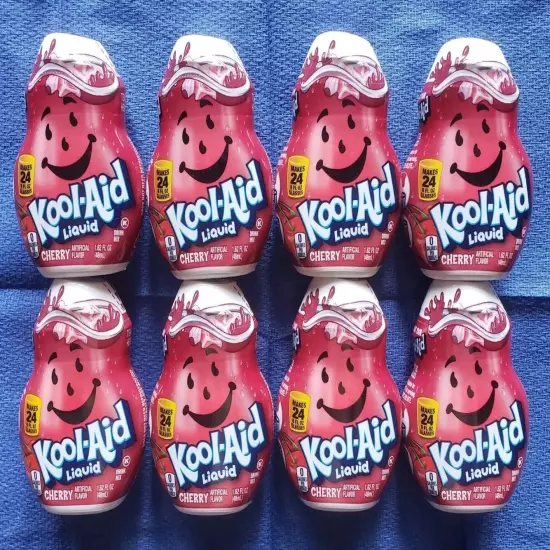 8 Count, KOOL-AID Cherry Flavor Liquid Water Enhancer, 1.62 oz