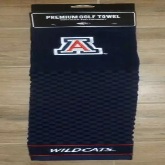 NCAA Embroidered Tri-fold Golf Towel - Arizona Wildcats