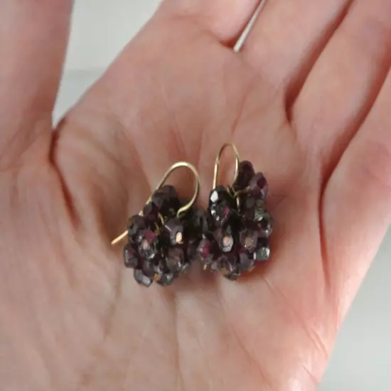 Dana Kellin Garnet Custer Earrings