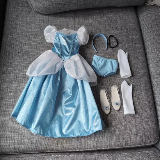 Cinderella Meet Outfit Dress Shoes Headband Gloves American Girl Doll Clothes