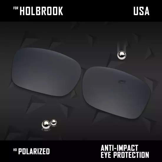 Anti Scratch Polarized Replacement Lenses for-Oakley Holbrook OO9102 Options