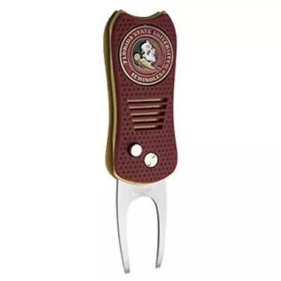 Team Golf NCAA Florida State Seminoles Switchblade Divot Tool with Double-Sided