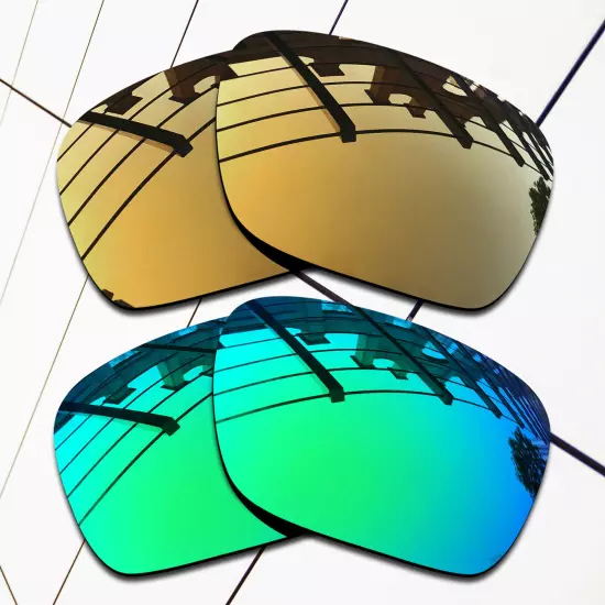 TRUE POLARIZED Replacement Lenses for-Oakley Fuel Cell OO9096 Multi-Colors