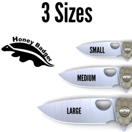 HONEY BADGER Pocket Knife DropPoint, Claw, Wharncleaver, Hook OFFICIAL SUPPLIER