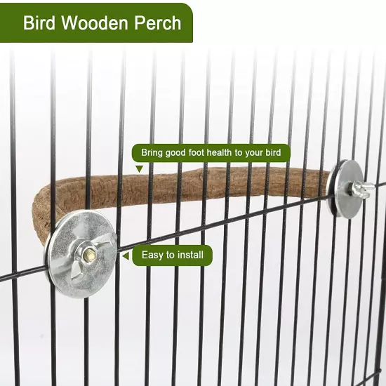 Wood Perches for Pet Birds - Natural Wood, Dowel, Cactus. U-Pick the 1 Type