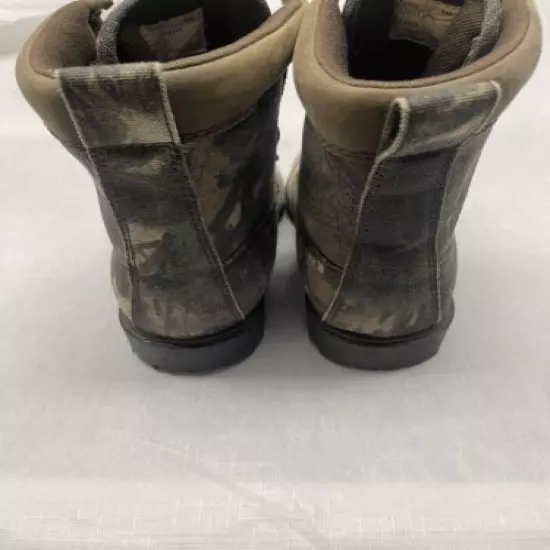 Browning Boys Leather/Canvas Camouflage Hunting Boots Insulated Size 5M