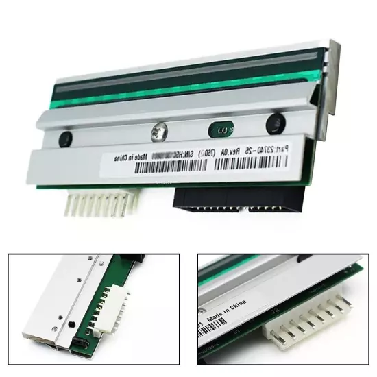 Printhead for Zebra 105SL Plus with Part Numbers P2374025 and P1053360018