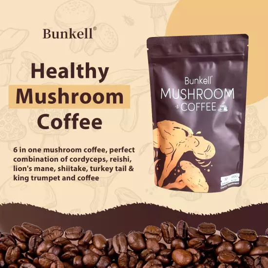 New Mushroom Coffee Organic 30 Servings - Free Fast Shipping