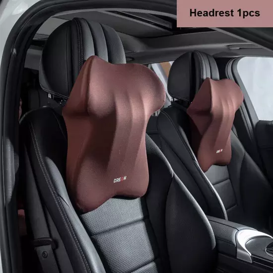 Car Booster Seat Cushion Headrest Lumbar Support Car Neck Pillow Waist Seat Pad