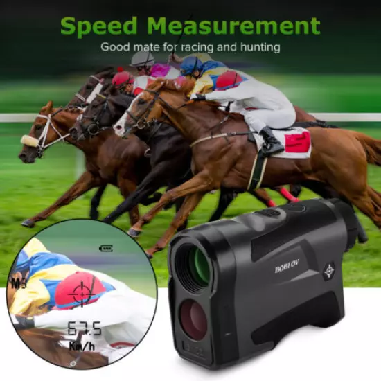 BOBLOV 6x22 Golf Range Finder + Slope Compensation USB Charging 600m Telescope