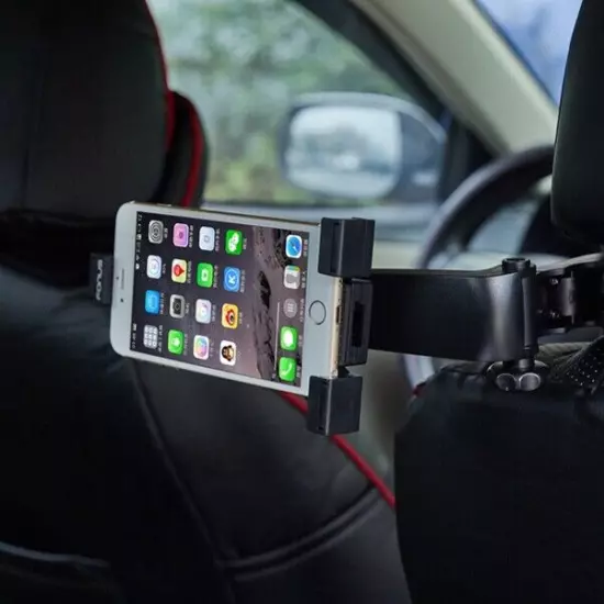 For Samsung Galaxy Z Fold6 - Headrest Car Mount Holder Back Seat Cradle Swivel