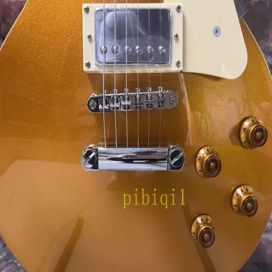 2010 LP Traditional Gold Top Electric guitar Mahogany body chrome hardware