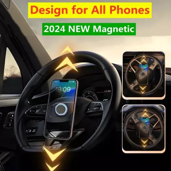 NEW Magnetic Car Phone Holder Mount without Gravity Mobile Cell GPS Magnet Sucti