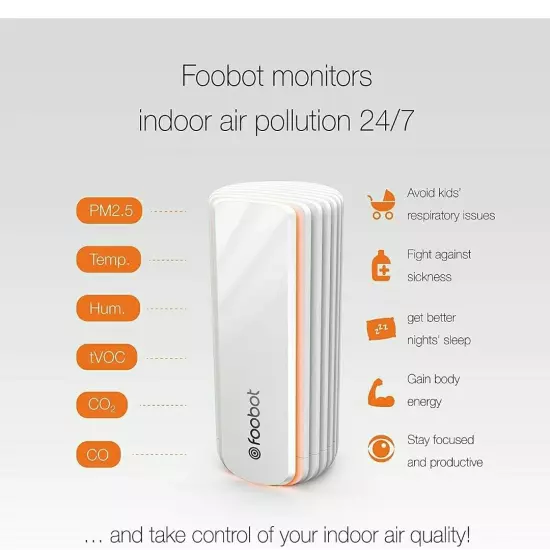 New foobot Indoor air quality monitor / Cosmos