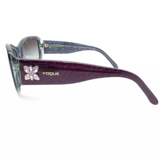 Vogue VO 2571 B 1671/11 Purple Blue Marble Sunglasses New