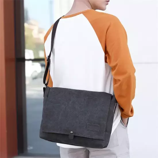 Men'S Shoulder Bag High Quality Male Messenger Bag Man Canvas Travel Crossbody S