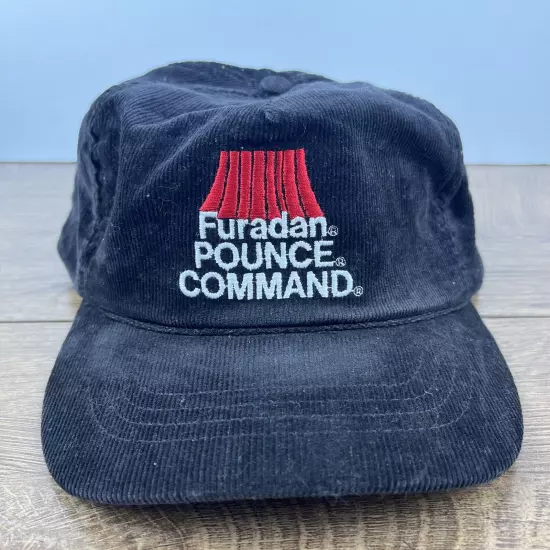 Furadan Pounce Command Hat Black Hat Adjustable Adult Size Hat Black Cap