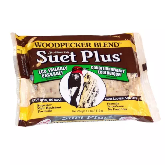 Variety Pack of 4 Flavors of Suet Cakes for Wild Birds 11 Ounces each