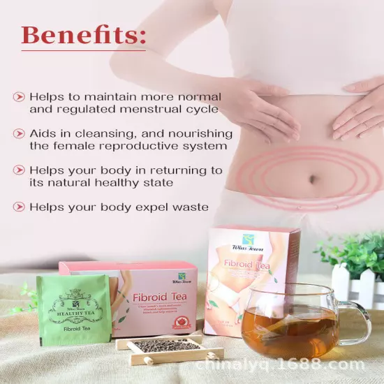 Fibroid Tea Detox Womb Tea Fiber Tea Fertility Tea Healthy Drink 3g*20 packs