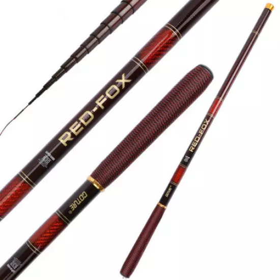 Goture Telescopic Fishing Rod 3.6-7.2M Carbon Fiber Stream Carp Hand Pole