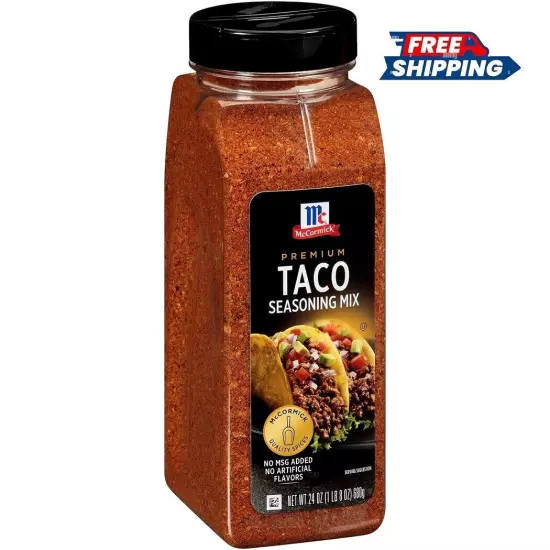 McCormick Premium Taco Seasoning Mix, High-Fructose 24 oz