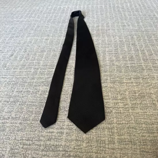 Excellent Keneth Roberts Black Silk Men’s Tie