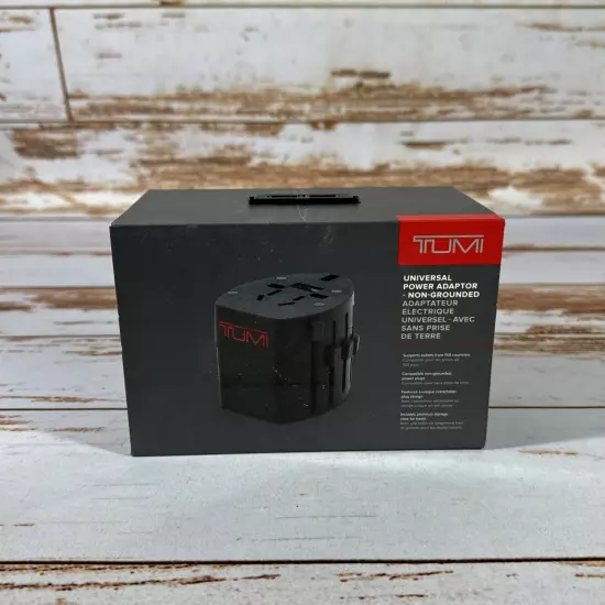 Tumi Universal USB Power Adapter 4 Ports With Engraving On The Product