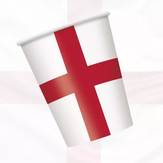 Vending Cups Disposable England Flag Theme Paper Cups For Cold Drinks Party Cups