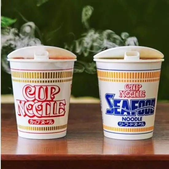 NISSIN CUP NOODLE Humidifier 50th Anniversary USB Battery Cable JAPAN Ramen set