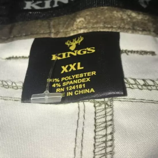 NEW W TAGS KINGS CAMO MESA PANT SZ 2XL HUNTING