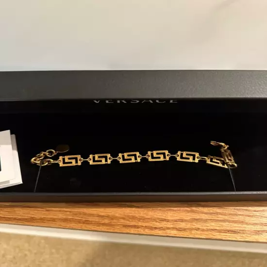 versace chain bracelet one size fits all