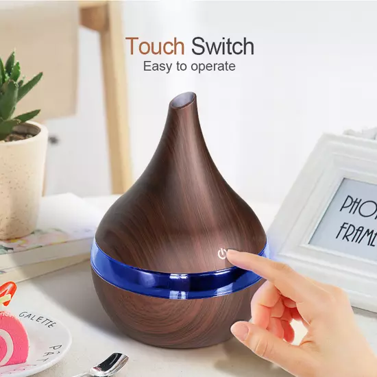 USB Mini 300ml 7 Colors LED Air Humidifier Essential Oil Diffuser Aroma Purifier