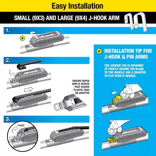 Rain-X 810165 Latitude 2-In-1 Water Repellent Wiper Blades, 22 Inch Windshield