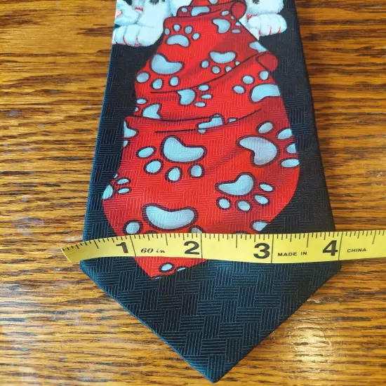 Walt Disney 101 Dalmatians Vintage Mens Neck Tie Dog Wearing Tie Collectable 