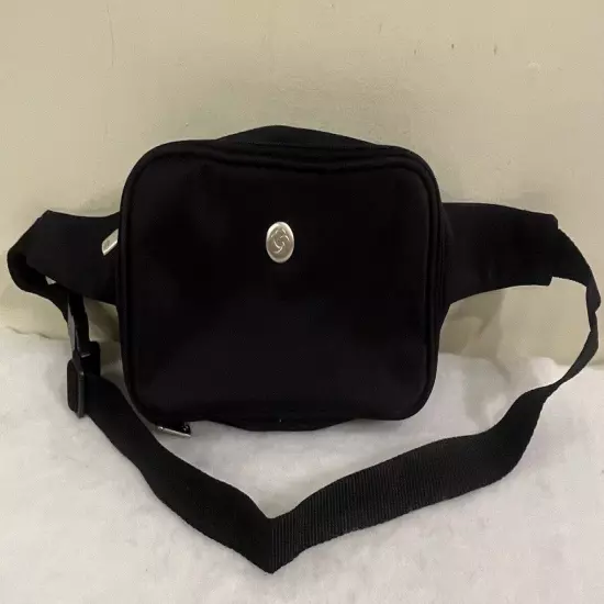 Samsonite VTG Travel Pouch Money Holder Fanny Pack Crossbody Bag Black Adjusts