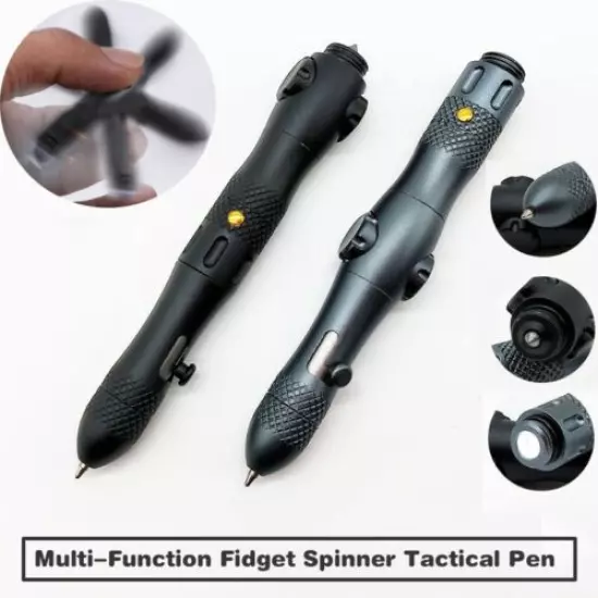 Self Defense Tactical Pen Emergency Glass Breaker EDC Multi Functional Tool