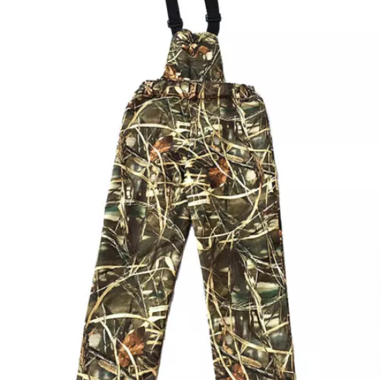 Men's Jacket Pants Ghillie Suit Reed Camo Hooded Camouflage Hunting Clothes