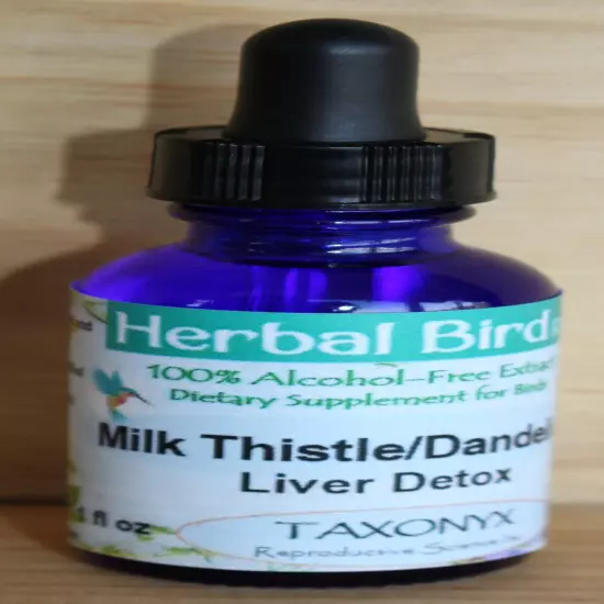 Herbal Bird Rx - Milk Thistle/Dandelion for Birds - Compare to Avitech!