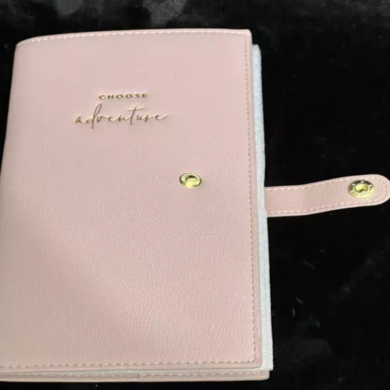 Katie Loxton Pink Leather Passport & Documents & Luggage Tag NEW 9"x 5"