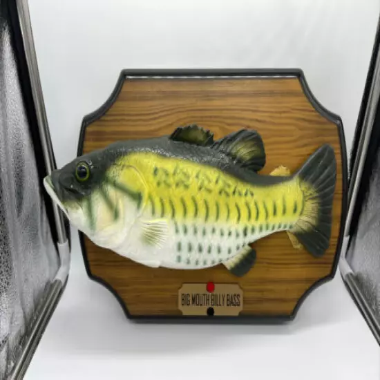 Big Mouth Billy Bass Fish Take Me to the River/Don’t Worry Be Happy 1999 TESTED