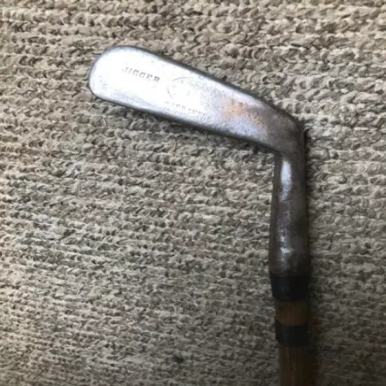 E. Foord UK Jigger hickory wood shaft golf club