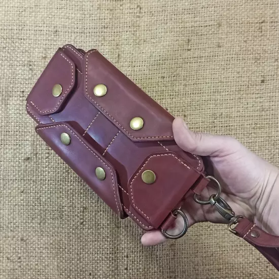 Clutch longer. Leathercraft. Handmade