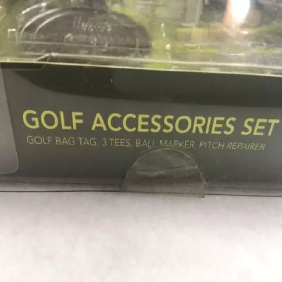 Harrods Golf Accessories Set Bag Tag 3 Tees Ball Market Pitch Repair