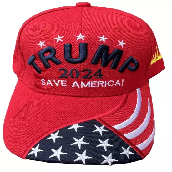 TRUMP 2024 Save America Take America Back HAT Embroidered Donald Trump Hat Cap