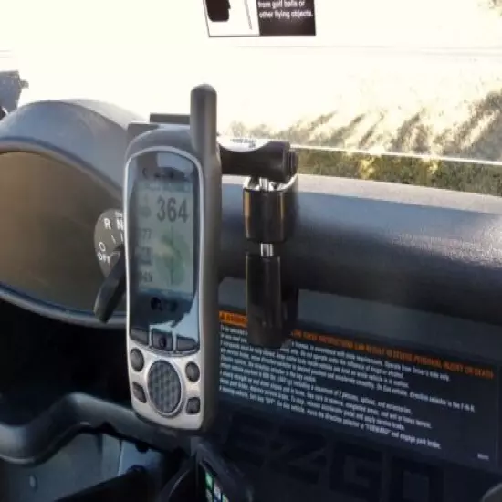 Golf Cart gps Mount / Holder For SkyCaddie SGX SG5 SG2.5 Stop using Suction Cup!