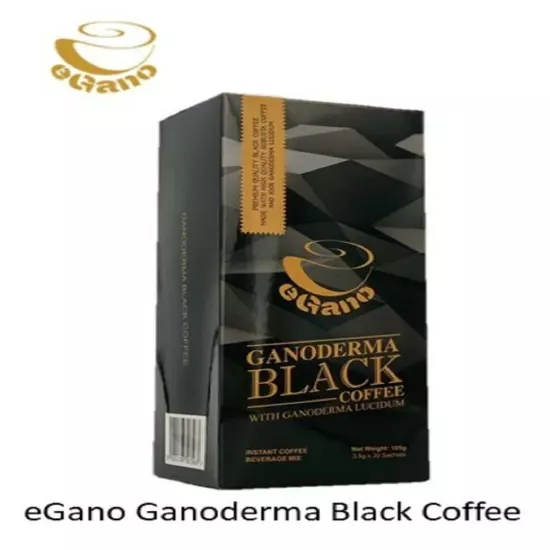 10 Boxes of eGano Ganoderma Black Coffee With Ganoderma Lucidum Expedited