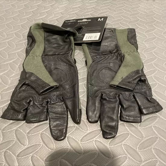 Wiley X Aries Green NAVAIR Flight Gloves Medium Flyer Pilot G312ME